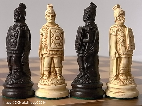 Roman Plain Theme Chess Set